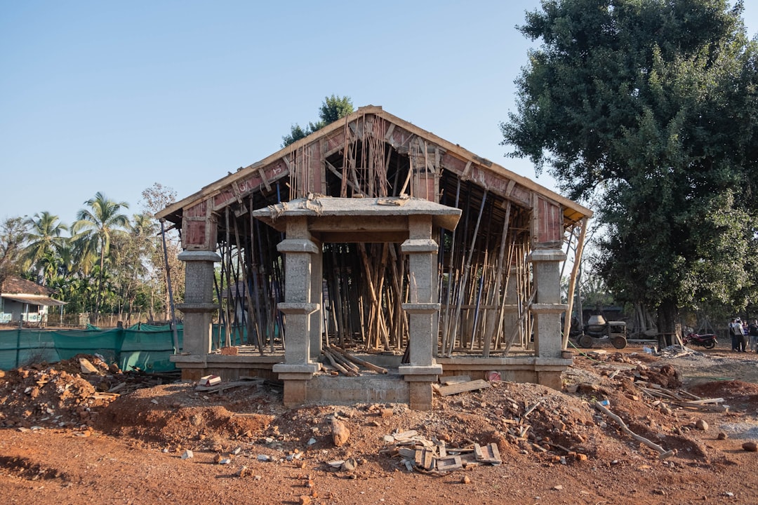 Shri Bhairavnath Mandir, Ranvali under construction